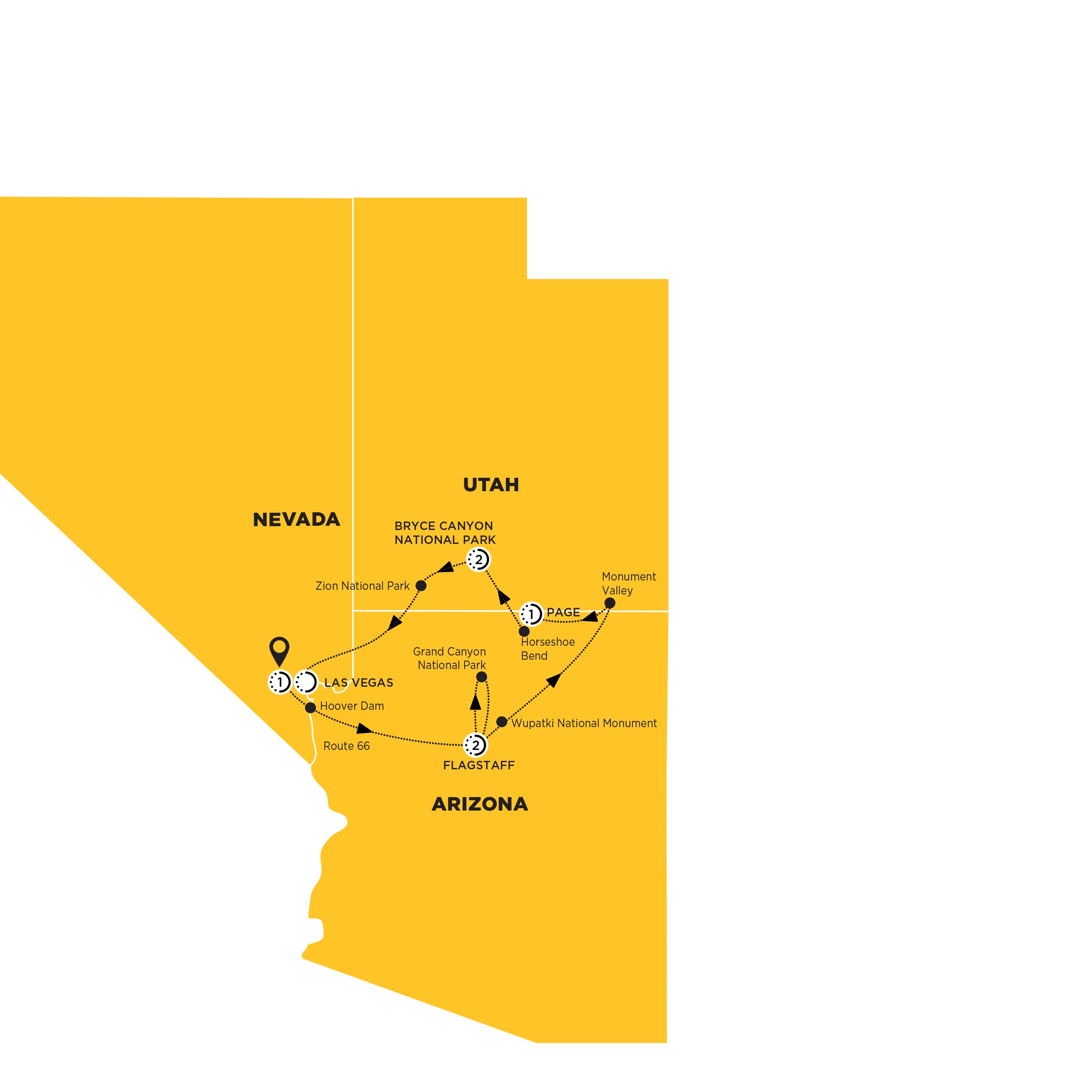 Canyon Country Showcase USA Budget Tour 2023 Costsaver