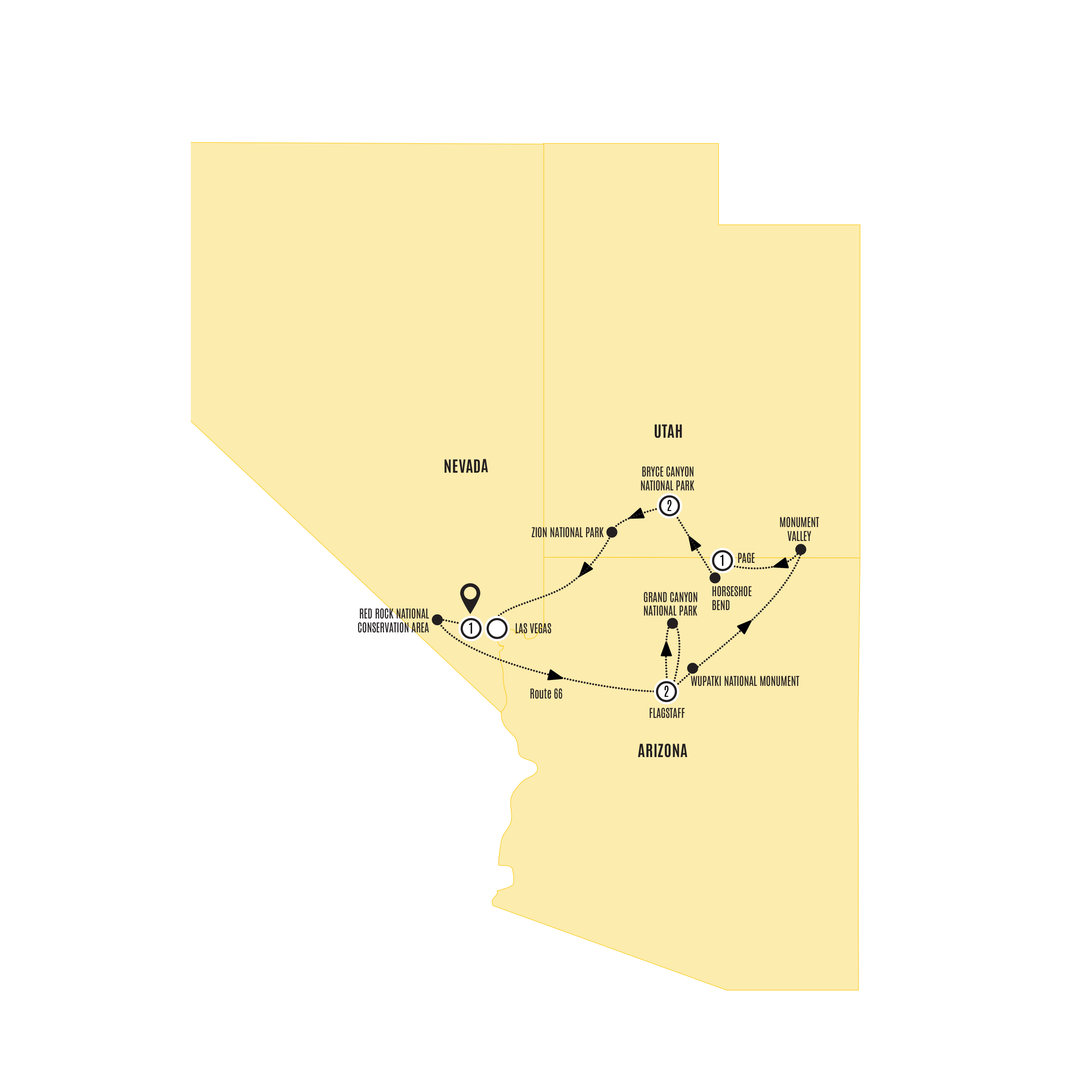 Canyon Country Showcase USA Budget Tour 2024 Costsaver